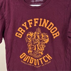 Wizarding World Licensed Harry Potter Gryffindor Quidditch short sleeve T size M
